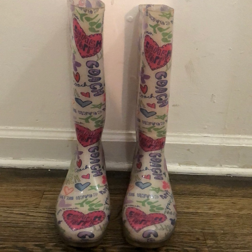 Coach Poppy Rain Boots